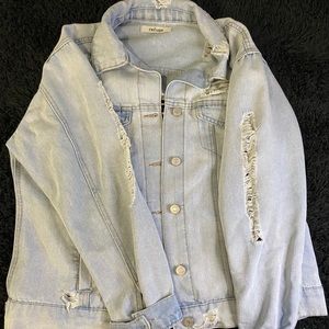 Distressed Denim Jacket